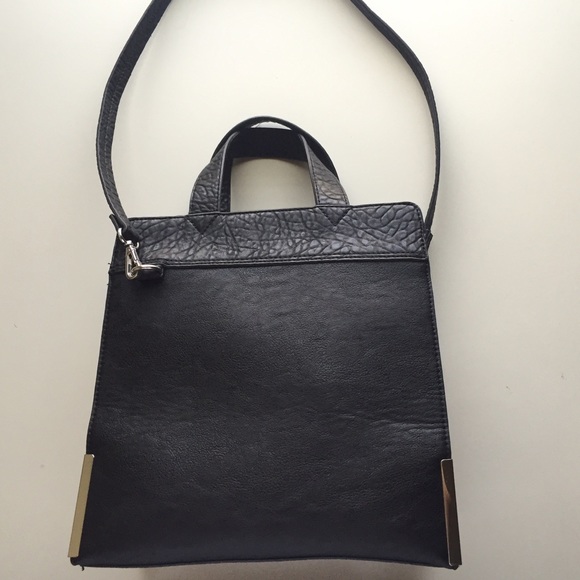 Black structured bag