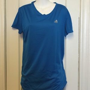 Blue Adidas Dri-fit tee