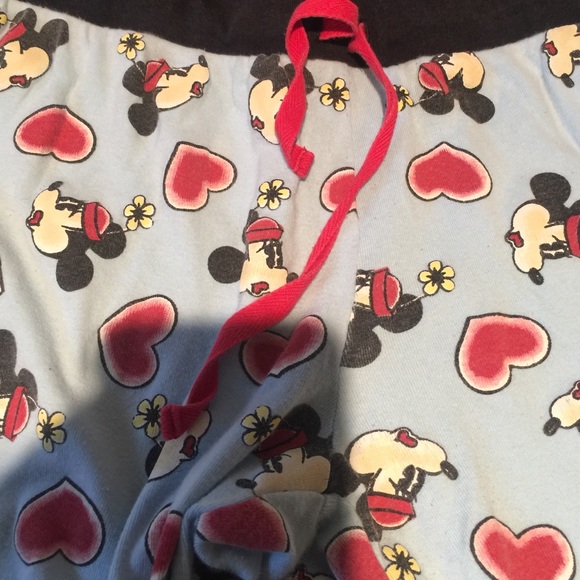 Disney Vintage Minnie Mouse Drawstring Pajama Bottoms - Picture 3 of 8