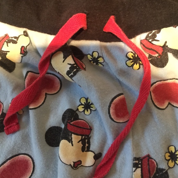 Disney Vintage Minnie Mouse Drawstring Pajama Bottoms - Picture 4 of 8