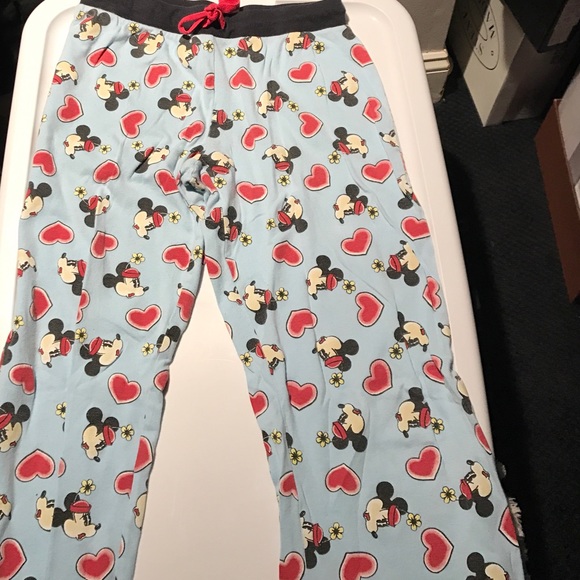 Disney Vintage Minnie Mouse Drawstring Pajama Bottoms - Picture 6 of 8