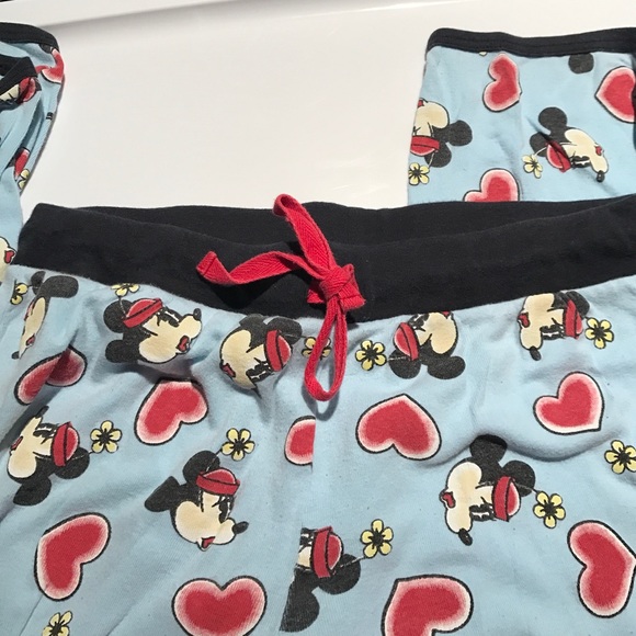 Disney Vintage Minnie Mouse Drawstring Pajama Bottoms - Picture 7 of 8