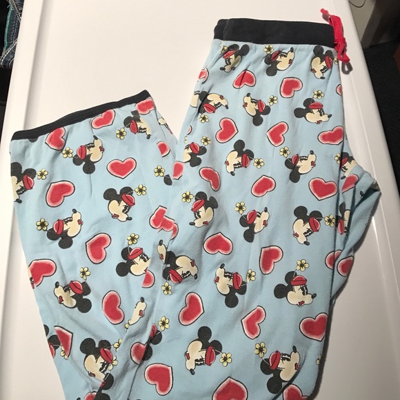 Disney Vintage Minnie Mouse Drawstring Pajama Bottoms - Picture 8 of 8