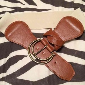 Belt beige/brown SZ S/M