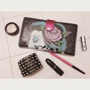 Iron Fist Sugar Skull Witch Wallet