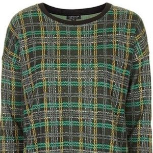 Green Plaid Shift Dress