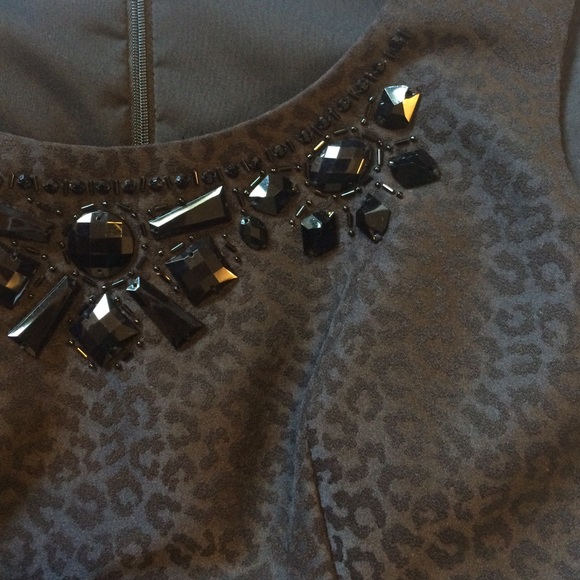 NWT black leopard print dress Holiday dress - Picture 3 of 3