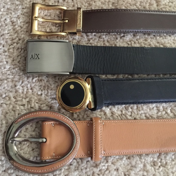 Tods, Movado, A/X, Gianni Versace Vibtage Belts