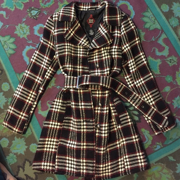 BB Dakota Jackets & Blazers - BB Dakota longline plaid coat