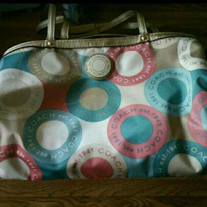 Sold Coach bag and wristlet.