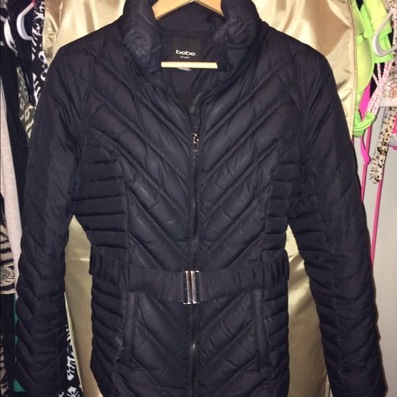 🔴sold in bundle🔴Bebe Black Winter Coat (medium)