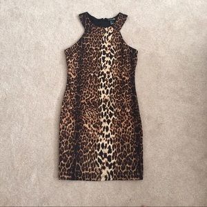 Cheetah print dress