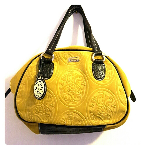🚫SOLD🚫 TOUS Yellow Suede Bag