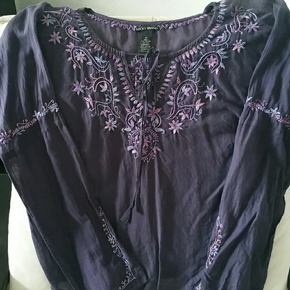 Lucky brand bohemian top
