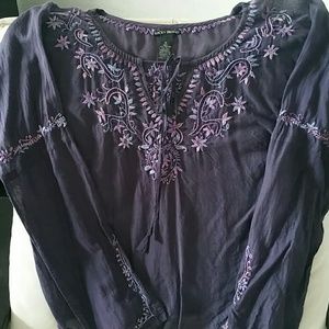 Lucky brand bohemian top