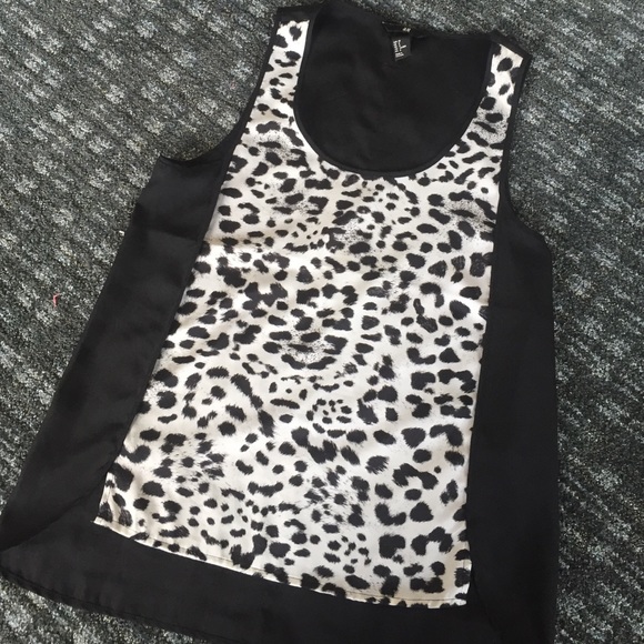 White leopard tank