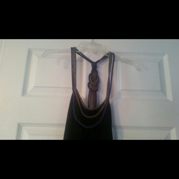 American Rag beaded halter top - Picture 3 of 4