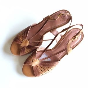 NWT Anthropologie Open-Toed Heels