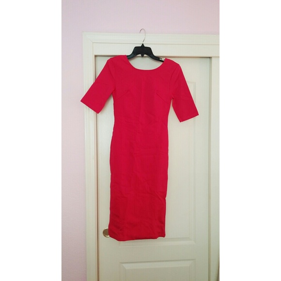Midi Fuschia Dress