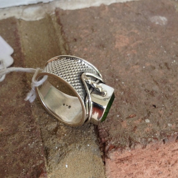 Excellent Green Tourmaline Quartz In Solid 925 - Picture 2 of 4