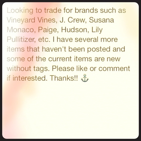 Looking to trade
