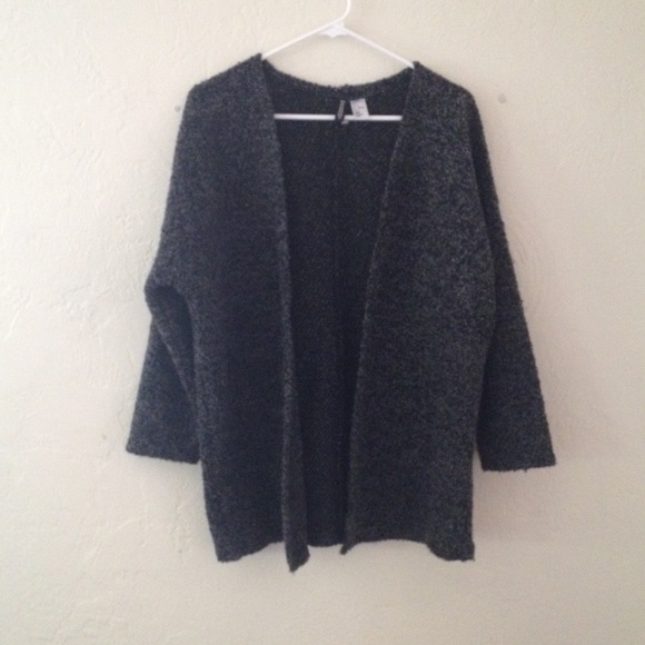 Charcoal HM Thick Cardigan