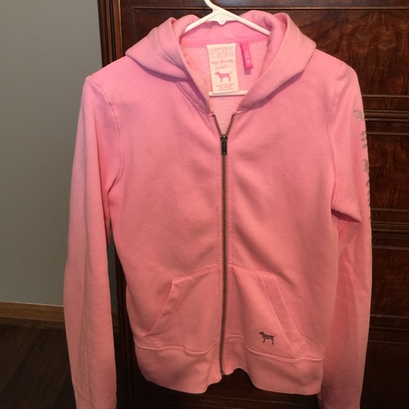 ⚫️SOLD⚫️ PINK Victoria's Secret Zip Hoodie