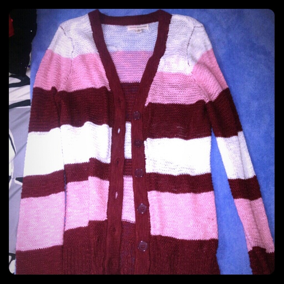 Stripped Cardigan - Picture 1 of 1