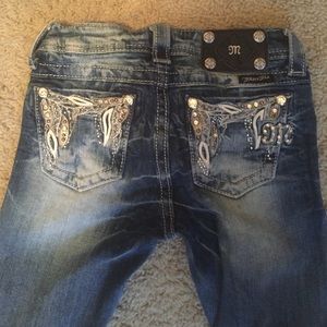 Youth miss me light wash bootcut jeans