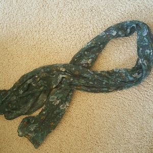Eddie Bauer flower scarf