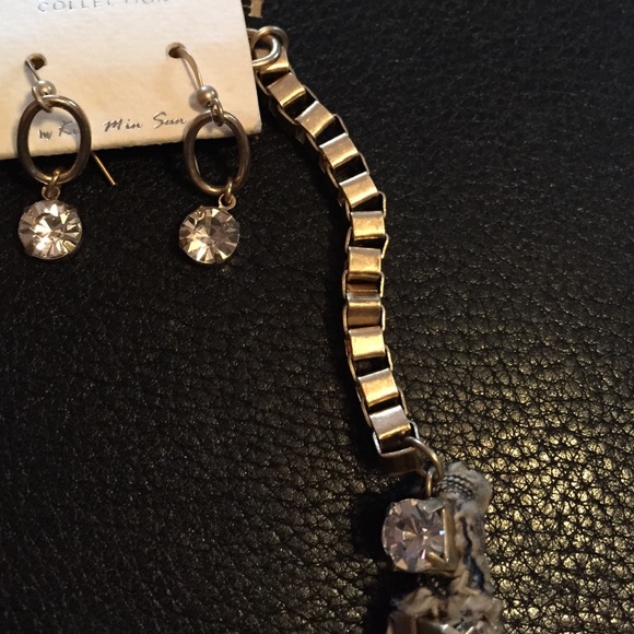 Hip Rhinestone Jewelry Set - Picture 4 of 4