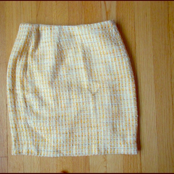 Grace Elements Orange Pencil Skirt NWT