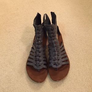 Steve Madden Blue Gladiator Sandals