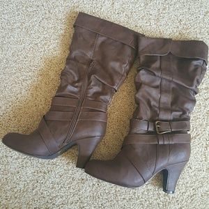 Brown boots
