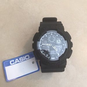 Brand new blacked out military Gshock watch