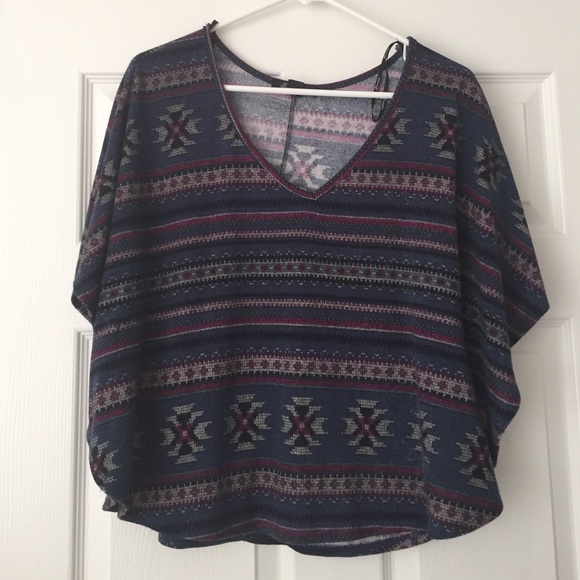 FOREVER 21 poncho shirt