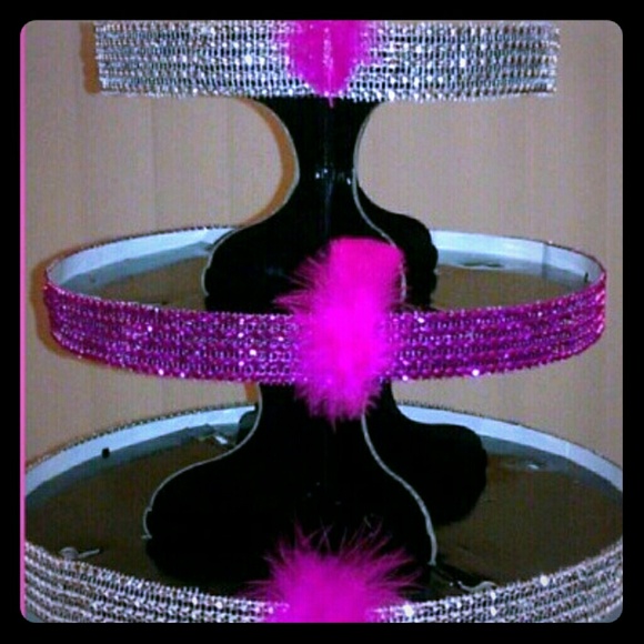 3 tier cup cake customized stand