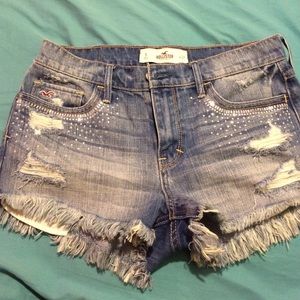 hollister high waisted shorts