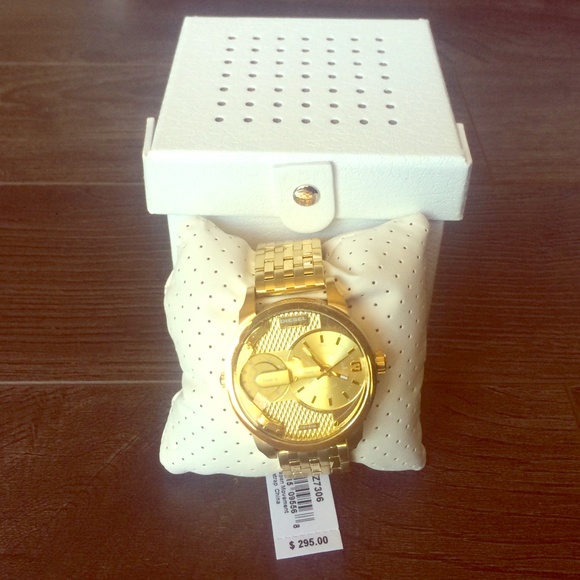 Diesel Oversized Gold watch