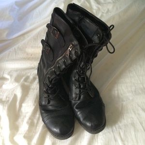 Black Combat Boots