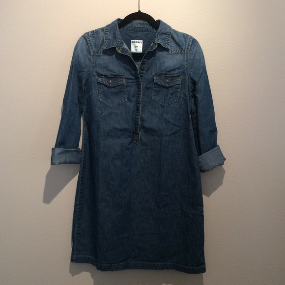 Denim Shift Dress