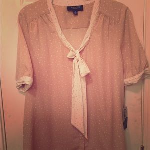 NWT Jason Wu for Target pink tie-front blouse