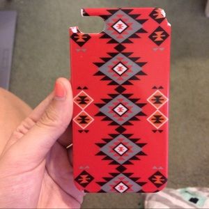 Aztec red iPhone 4s case
