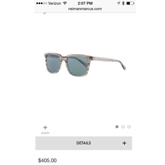 Oliver People's polarized sunglasses
