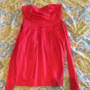 Elegant Orange Cocktail Dress