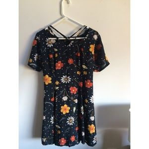 Remade floral vintage dress.