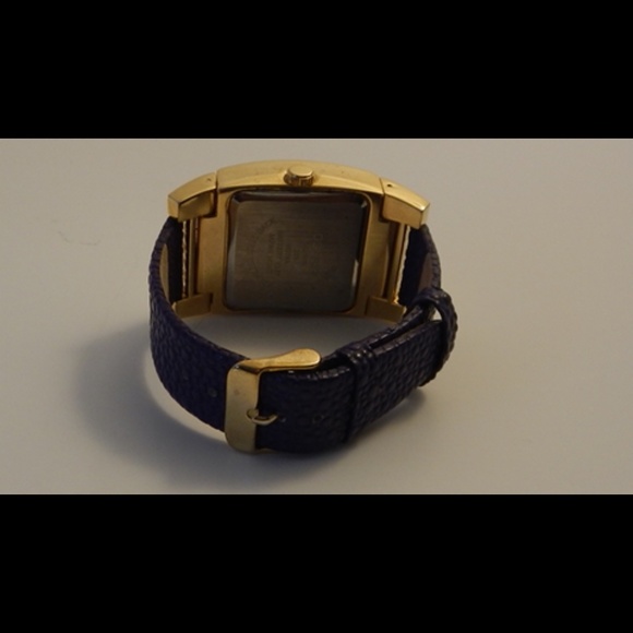 GOSSIP  LEATHER STRAP RHINESTONE ENTRUSTED WATCH - Picture 3 of 3