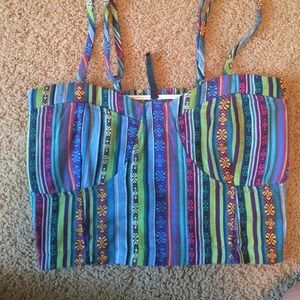 Tribal crop top