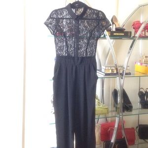 Romper and Gucci belt and blue dress