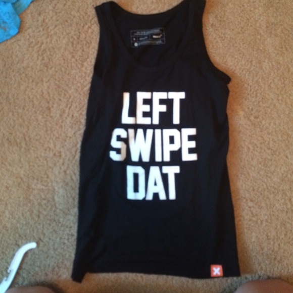 Black tank top